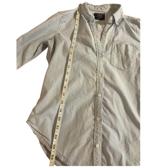 Abercrombie & Fitch Light Gray Blue Shirt - Picture 7 of 8